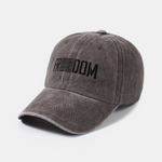 American Freedom Print Washed Baseball Cap