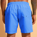 3 Pieces Contrast Waistband Swim Shorts