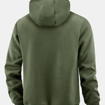 Teddy Lined Zipper Pocket Hoodie