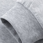 Contrast Zipper Polo Collar Sweatshirt