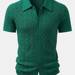 Twisted Jacquard Knit Shirt