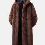 Faux Fur Hooded Overcoat