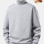 Teddy Fleece Lined Turtle Neck Sweatshirt
