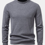 Stripe Mock Neck Sweater