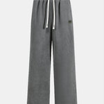 Teddy Fleece Lined Straight Leg Corduroy Pants