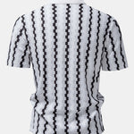Plaid Jacquard Button Up Shirt