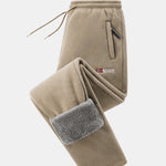 Teddy Lined Straight Leg Polar Fleece Pants