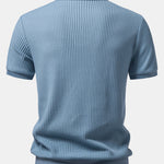Waffle Johnny Collar Polo With Pocket