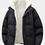 2 In 1 Teddy Hooded Puffer Coat