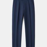 Warm Fleece-Lined Slim Fit Tapered Cropped Trousers