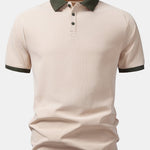Contrast Raglan Sleeve Polo