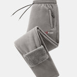 3 Pieces Teddy Lined Straight Leg Polar Fleece Pants