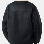 Teddy Lined Suede Jacket