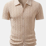 Twisted Jacquard Knit Shirt
