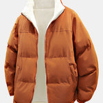 Reversible Teddy Puffer Coat
