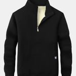 Teddy Lined Quarter Zip Sweatshirt