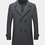 Double Breasted Wool Overcoat