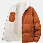 Reversible Teddy Puffer Coat