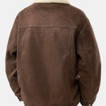 Teddy Lined Suede Jacket