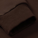 Relax Fit Smiley Face Print Contrast Corduroy Polo Collar Sweatshirt