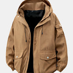 Corduroy Hooded Jacket