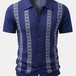 Geometric Knit Shirt
