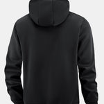 Teddy Lined Zipper Pocket Hoodie