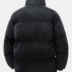 Suede Puffer Coat