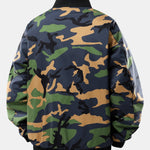 Teddy Lined Camouflage Zip Up Jacket