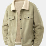 Teddy Lined Suede Jacket