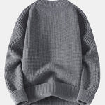 Waffle Crew Neck Sweater