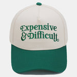 Expensive & Difficult Embroidery Baseball Cap