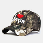 I Love Jesus Embroidered Camouflage Baseball Cap