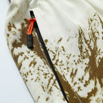 Ink Print Zipper Pocket Shorts