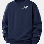 Love Print Relax Fit Sweatshirt