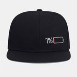 Fully Charged No Power Embroidered Baseball Cap