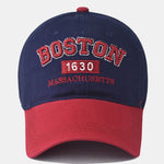 Retro Boston Embroidered Baseball Cap