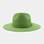 Summer Beach Wide Brim Panama Hat Straw Hat