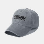 American Freedom Print Washed Baseball Cap