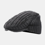 Vintage Knitted Textured Beret Hat