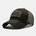 American Flag Patch Embroidered Baseball Cap