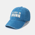 You Might Be Drunk Print Washed Baseball Cap