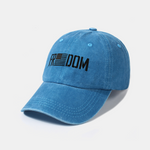 American Freedom Print Washed Baseball Cap