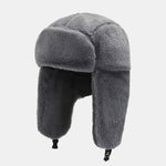 Thick Winter Beanie Hat With Windproof Ears Flaps Protection
