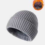 Unisex Warm Thick Windproof Knit Beanie Hat
