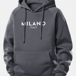 Milano Print Drawstring Hoodie & Milano Print Jogger Pants