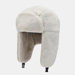Thick Winter Beanie Hat With Windproof Ears Flaps Protection