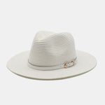 Summer Beach Wide Brim Panama Hat Straw Hat