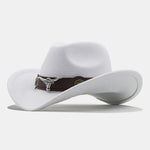 Bull Adorned Bohemian Felt Cowboy Hat