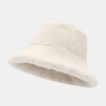 Thick Plush Double-sided Bucket Hat
